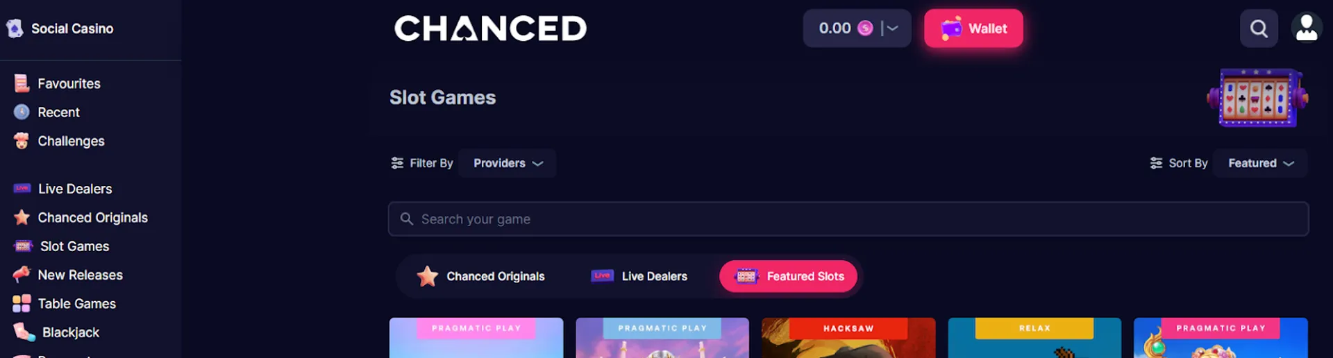 Jogos de cassino gratis